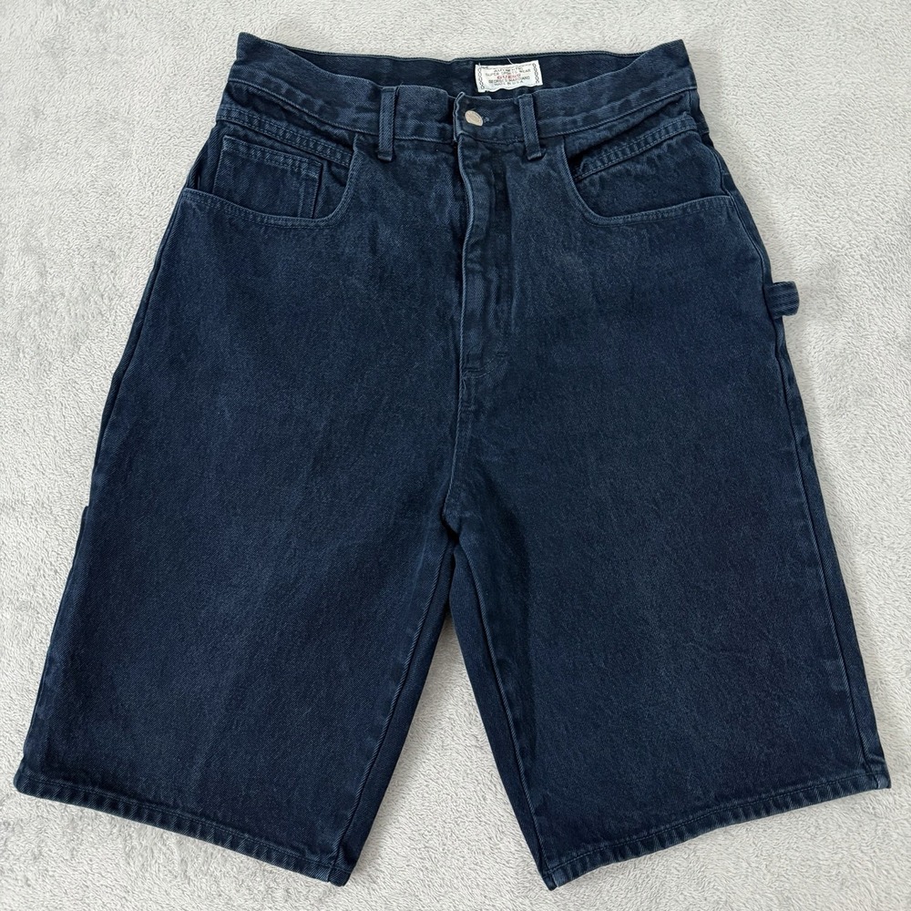Vintage Guess Georges Marciano Shorts Mens 31 Blue Denim Carpenter Made USA 80s